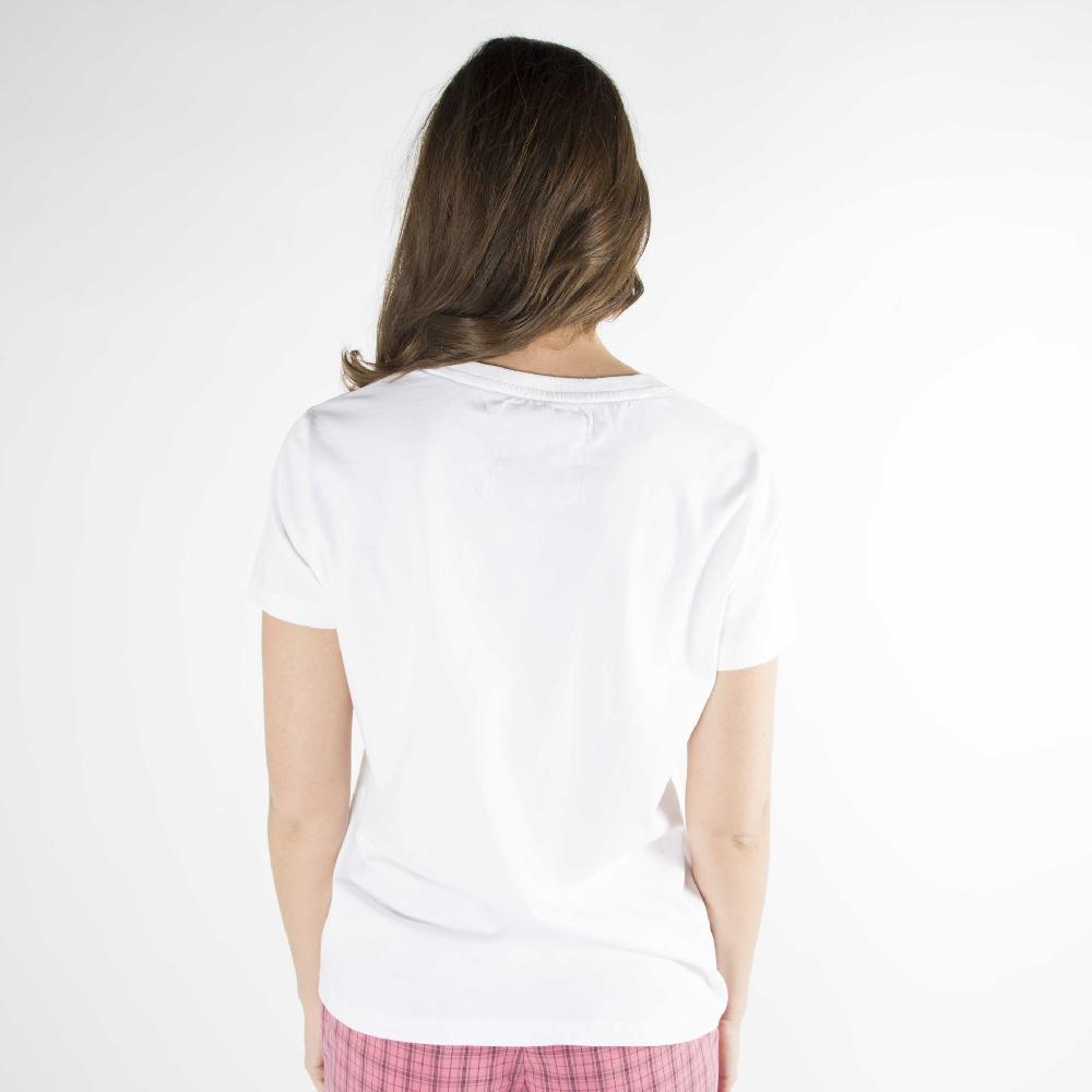 Think Pink T-shirt Donna Manica Corta ss2000 Grande vendita