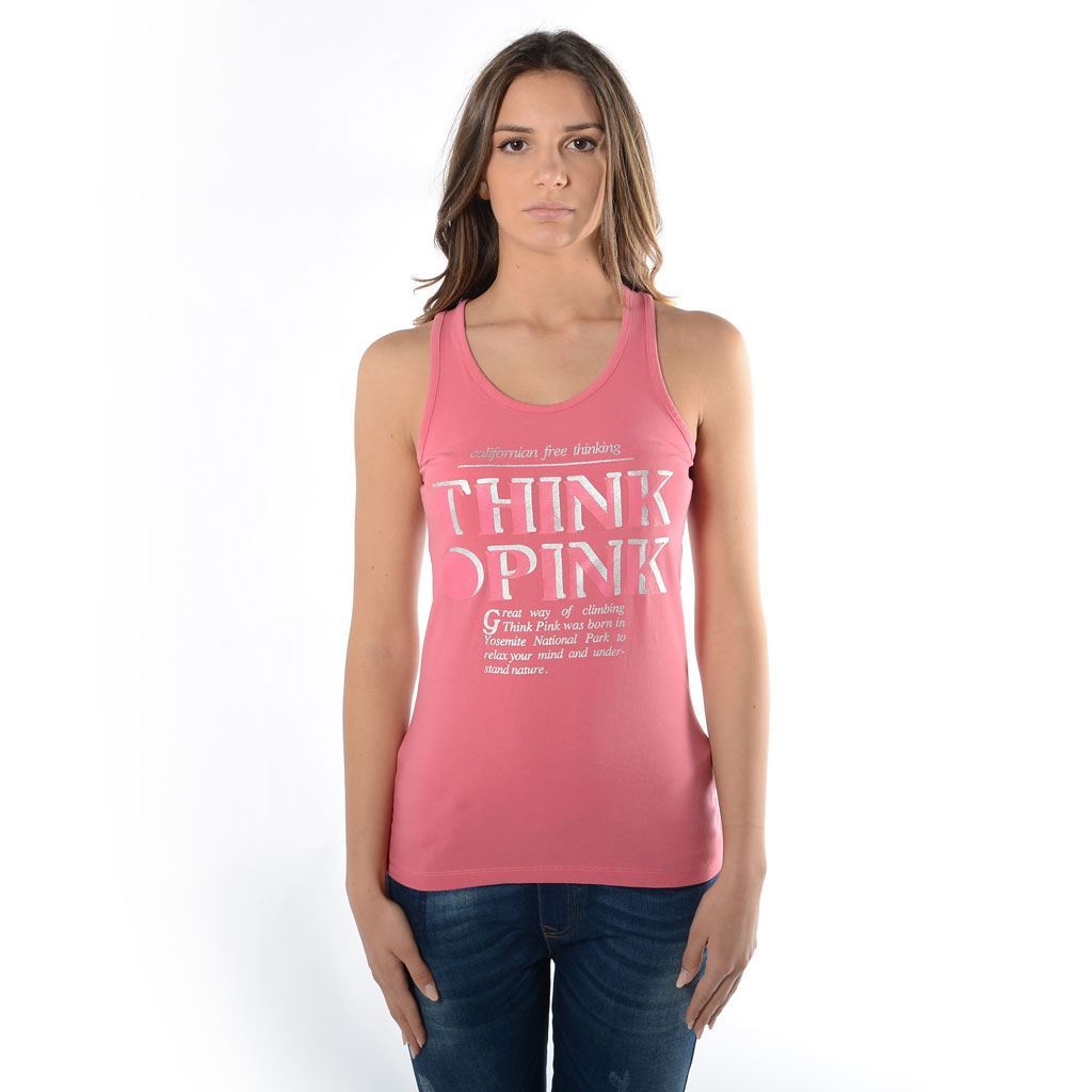 Think Pink Canotta Donna ss1914 Offerta Giorno del Papà