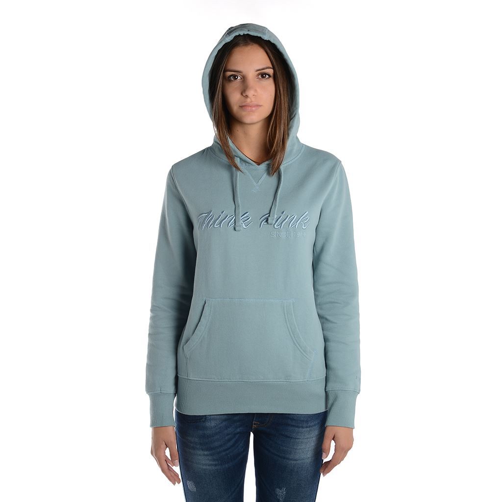 Think Pink Felpa Donna con Cappuccio fw1802 Latest fashion