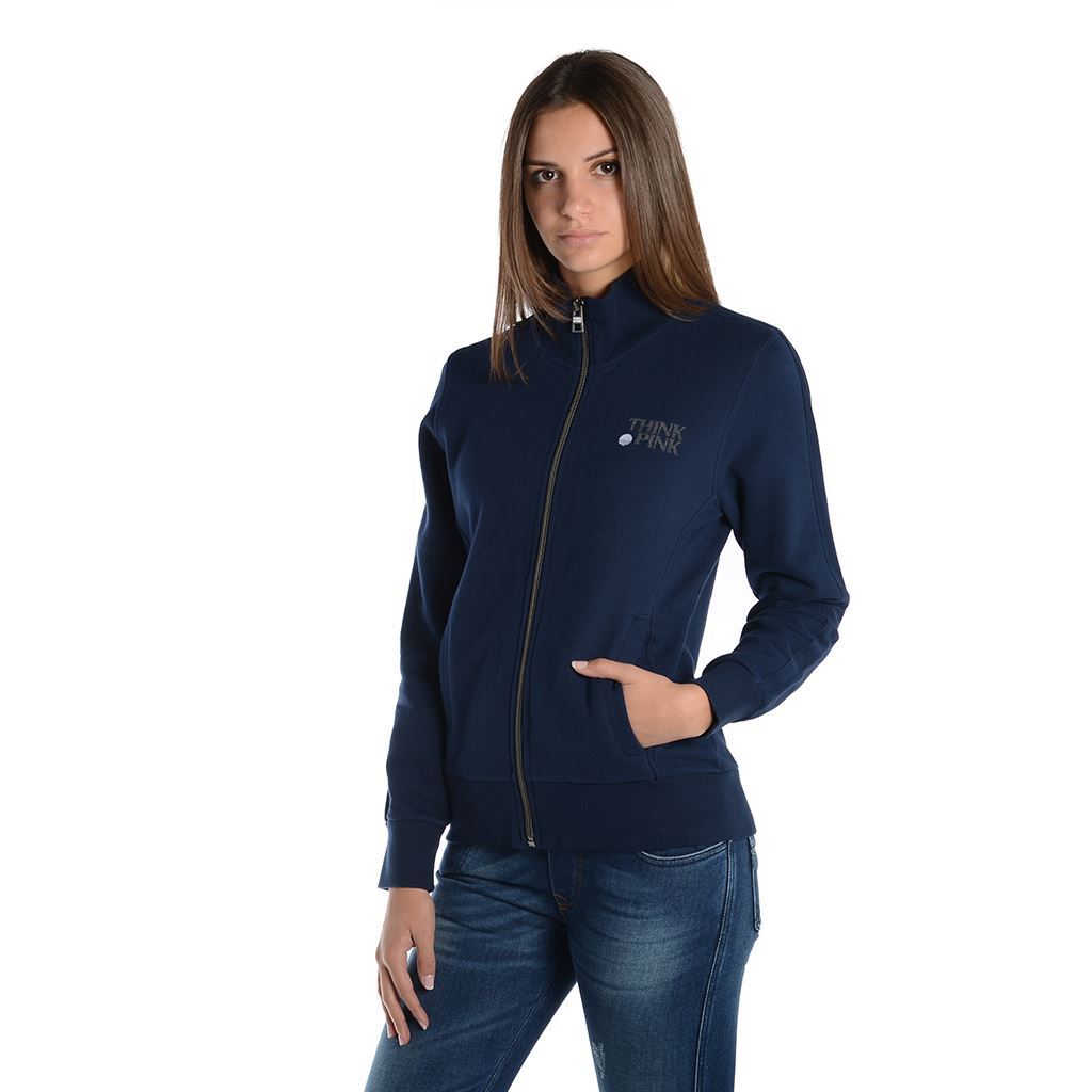 Think Pink Felpa Donna Zip fw1810 Offerta temporanea