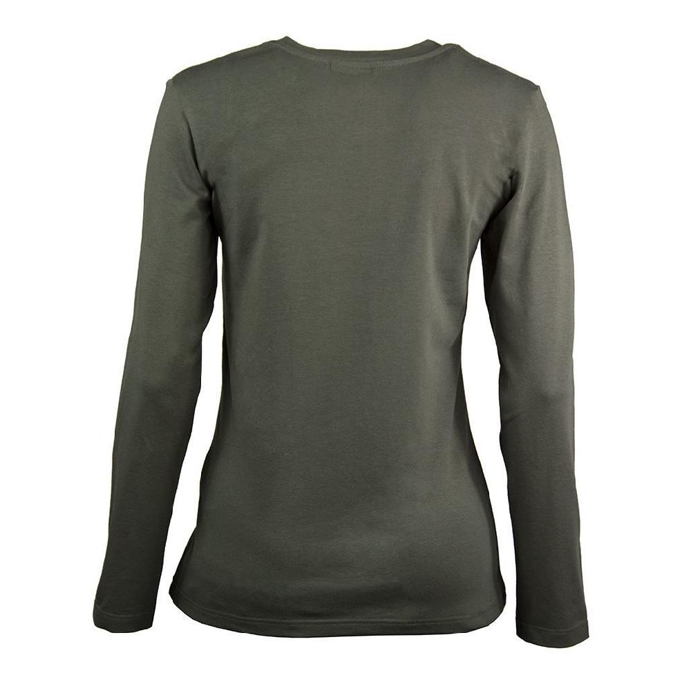 Think Pink T-shirt Donna Manica Lunga fw1700 Liquidazione