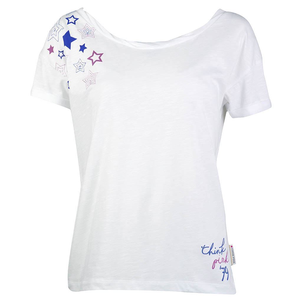 Think Pink T-shirt Donna Manica Corta ss1710 Rilascio limitato