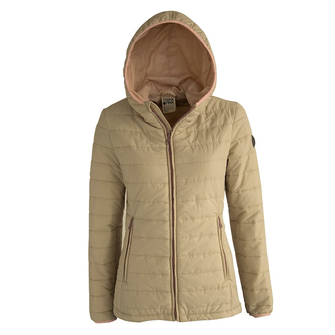 Think Pink Giubbino Donna con Cappuccio fw1600 Fino al 55% di sconto