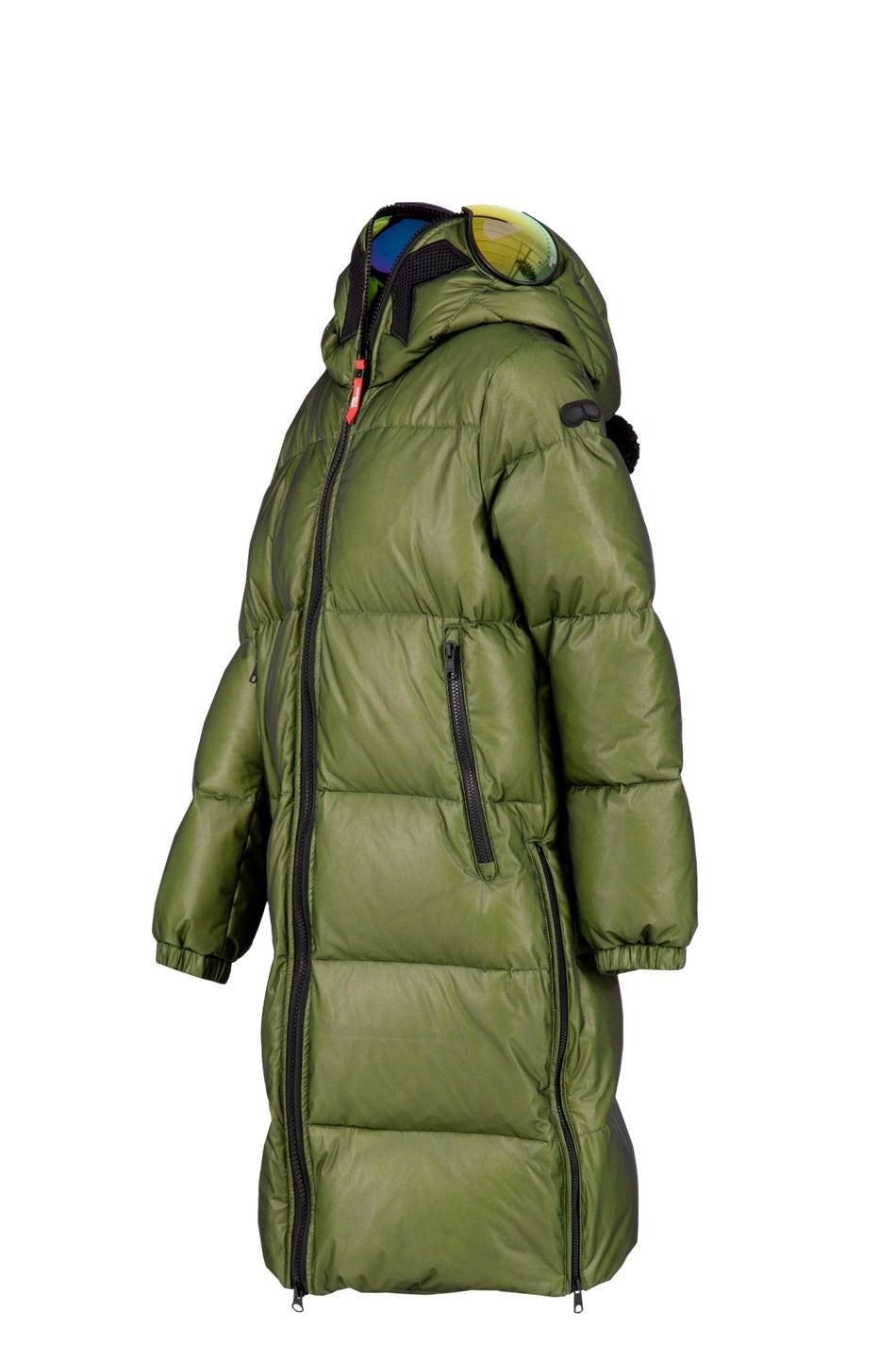 Ai-Riders Piumino Lungo Unisex in Nylon con Stampa e Spacchi Zippati Unisex CX503RTMBT3 | Ai-Riders Sconto