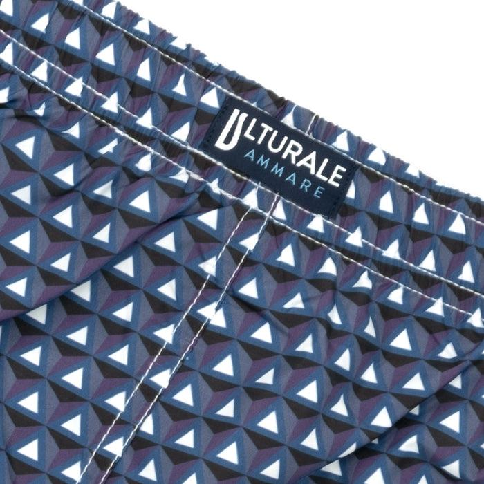 Ulturale Costume con pattern prisma blu e viola – Ulturale Novità