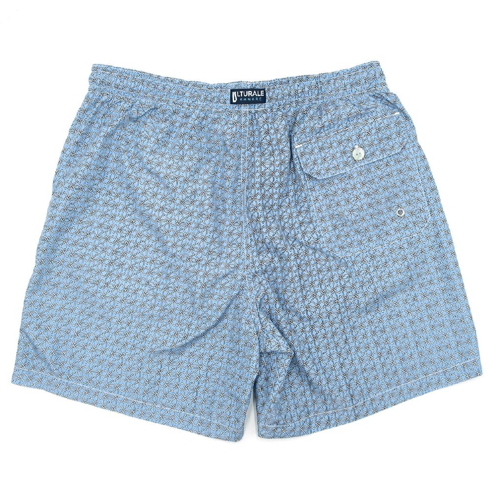 Ulturale Costume azzurro con pattern geometrico – Ulturale In Vendita
