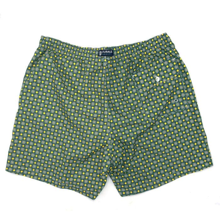 Ulturale Costume verde con pattern floreale – Ulturale Offerte