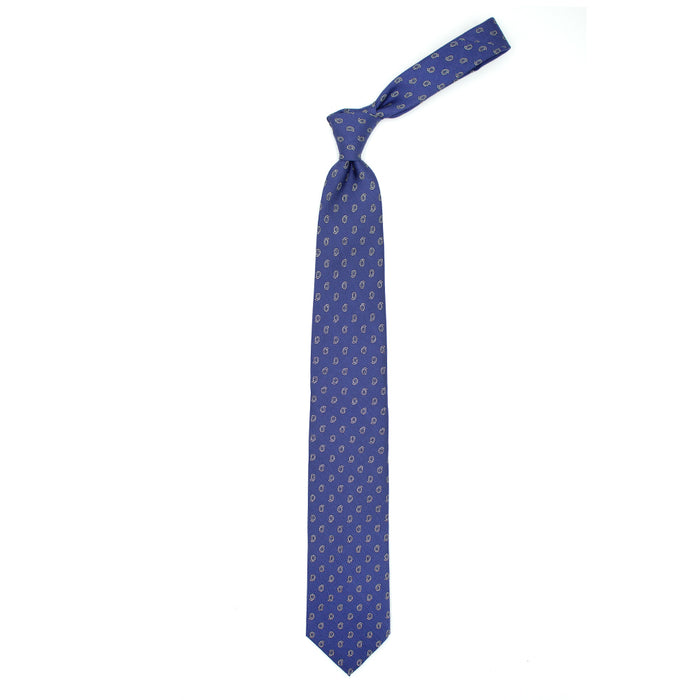 Ulturale Cravatta azzurra con paisley - Ulturale In Saldo