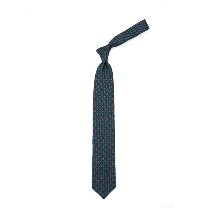 Ulturale Cravatta blu con pattern astratto - Ulturale Offerte speciali