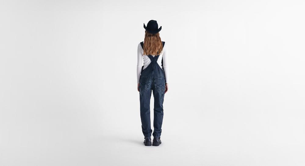 Washington Dee Cee Black Denim Overalls Offerte