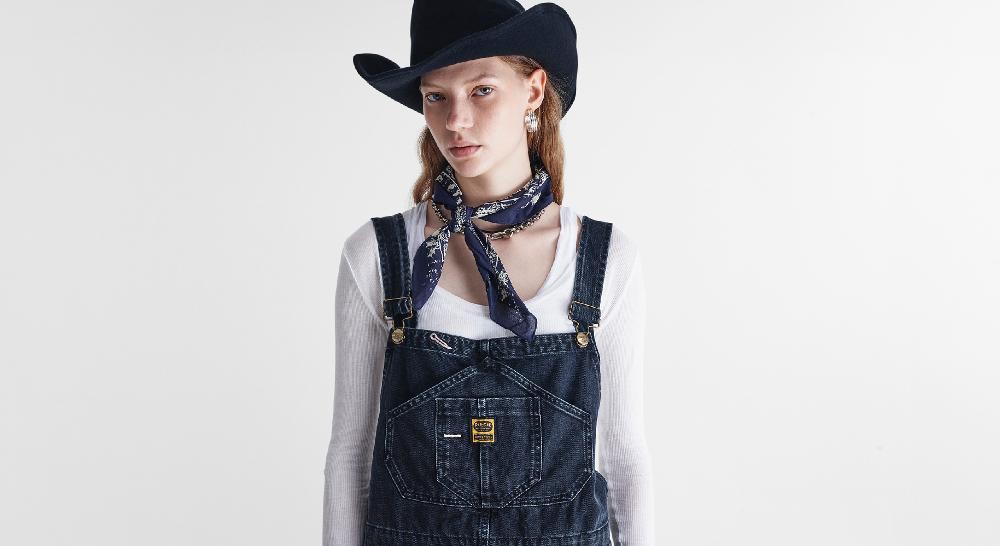 Washington Dee Cee Black Denim Overalls Offerte