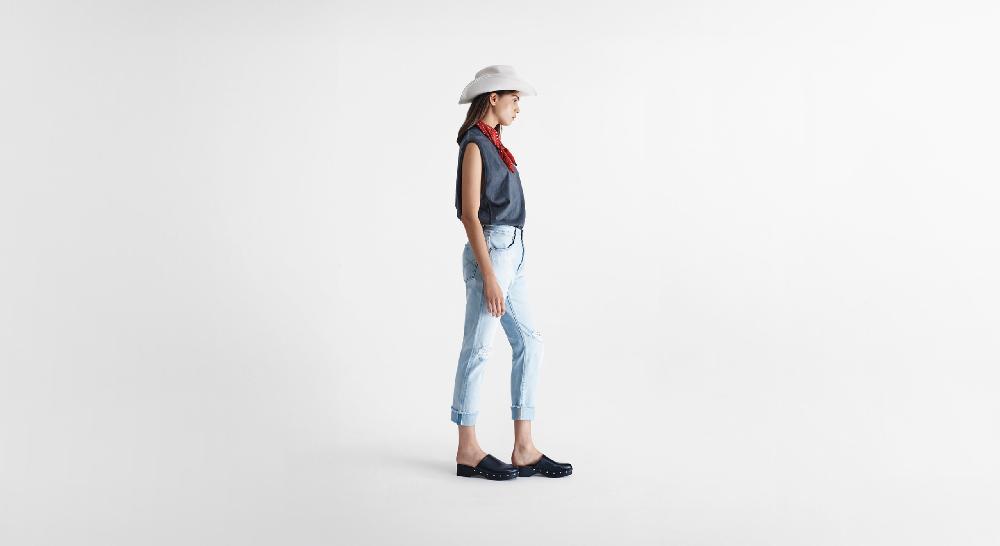 Washington Dee Cee Light Blue Ranch Denim In Saldo