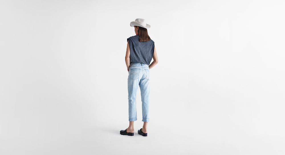 Washington Dee Cee Light Blue Ranch Denim In Saldo