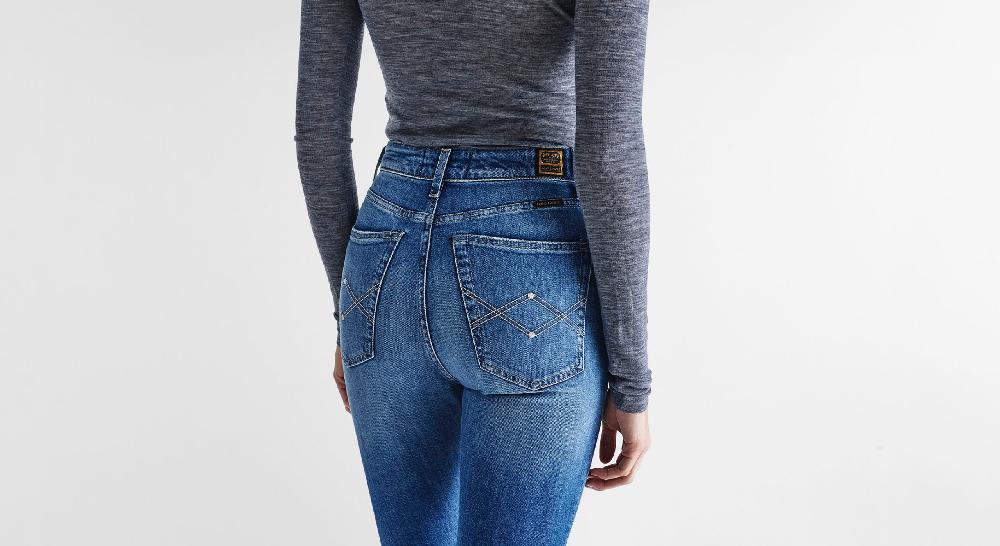 Washington Dee Cee Blue Slim Denim Nuova