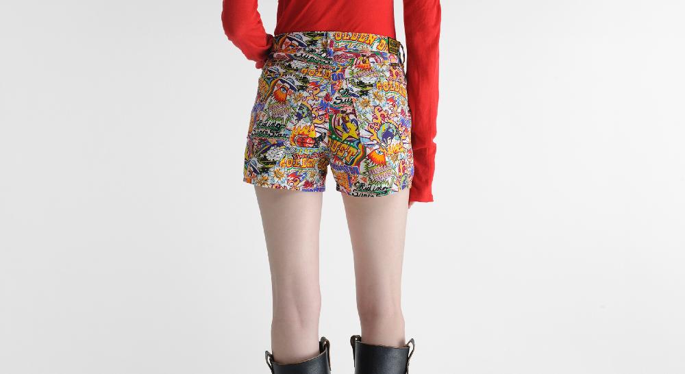 Washington Dee Cee Wdc Print Shorts Promozione Limitata