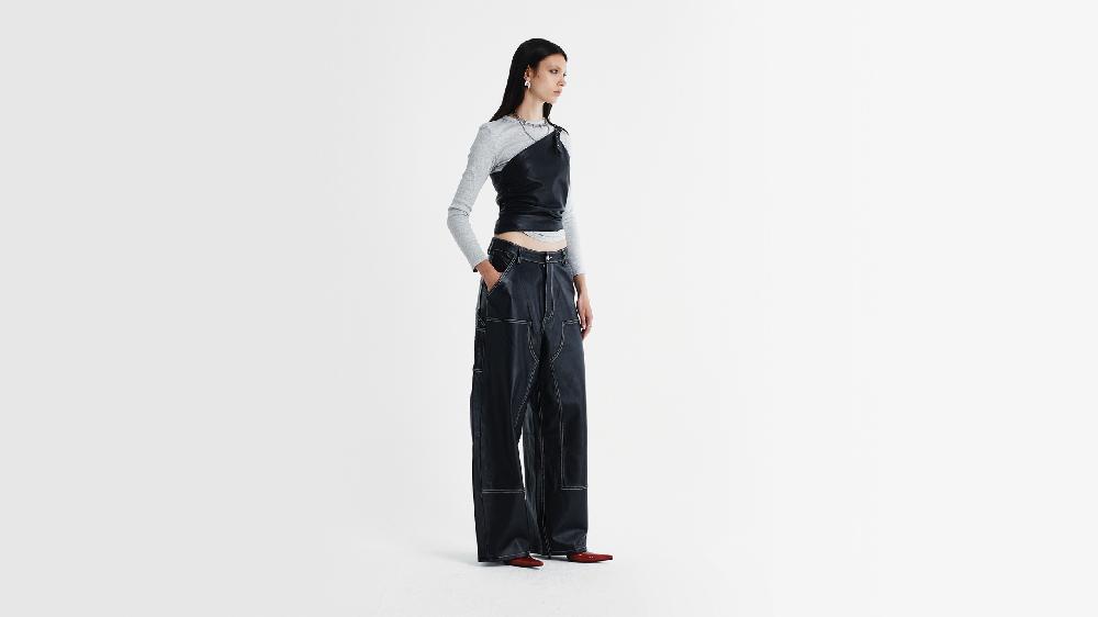Washington Dee Cee W053 PANTALONE LEATHER OVER WORK Offerte