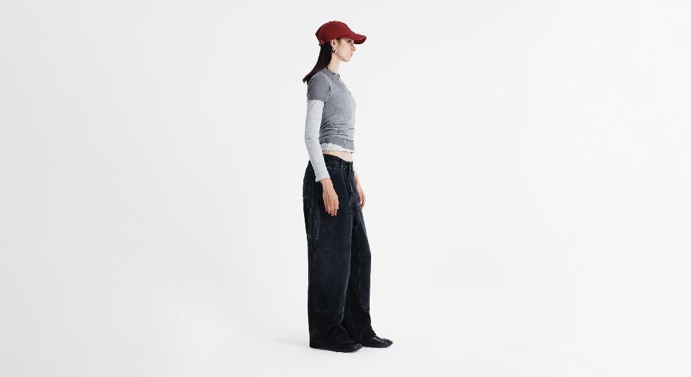 Washington Dee Cee WORK BLACK DENIM PANTS Vendita Economica