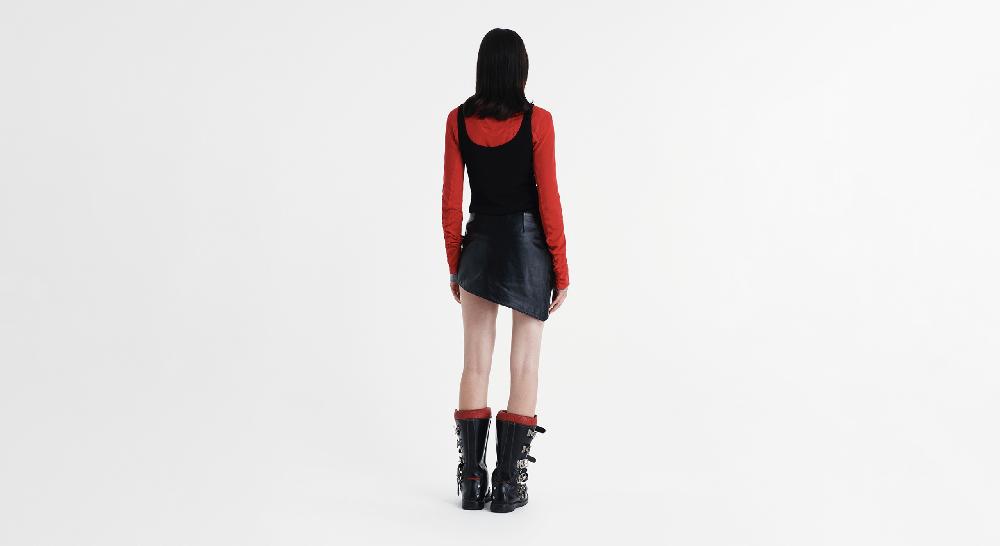 Washington Dee Cee LEATHER MINI SKIRT Bestseller