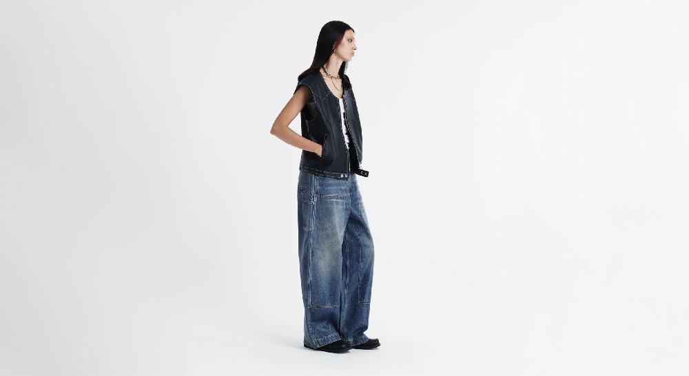 Washington Dee Cee LEATHER VEST Offerte stagionali