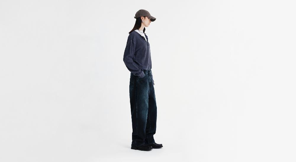 Washington Dee Cee STONE BLACK DENIM PANTS Prezzo basso