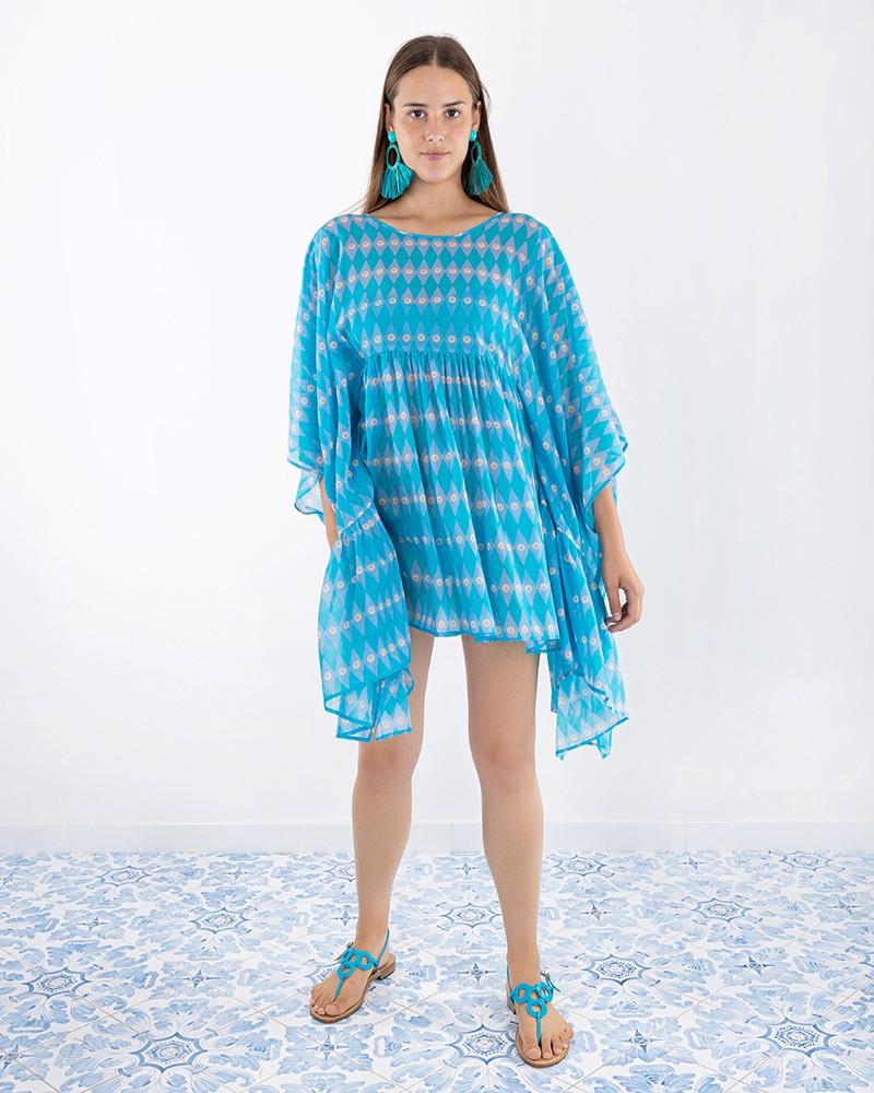 Y'am Capri Marina Poncho Dress Italia