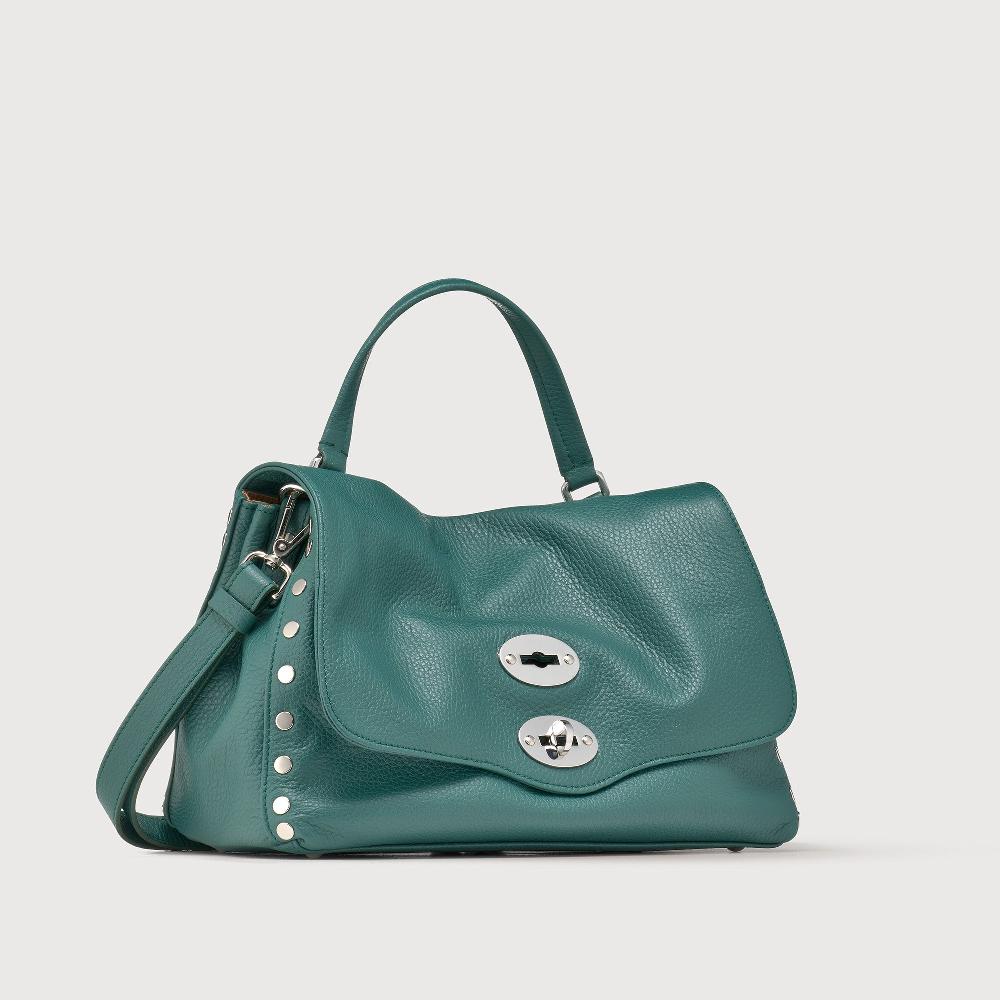 Zanellato BORSA POSTINA® SMALL IN PELLE MARTELLATA GREEN ACCA | Zanellato Convenienza