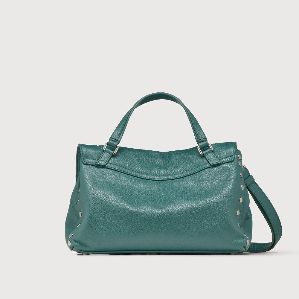 Zanellato BORSA POSTINA® SMALL IN PELLE MARTELLATA GREEN ACCA | Zanellato Convenienza