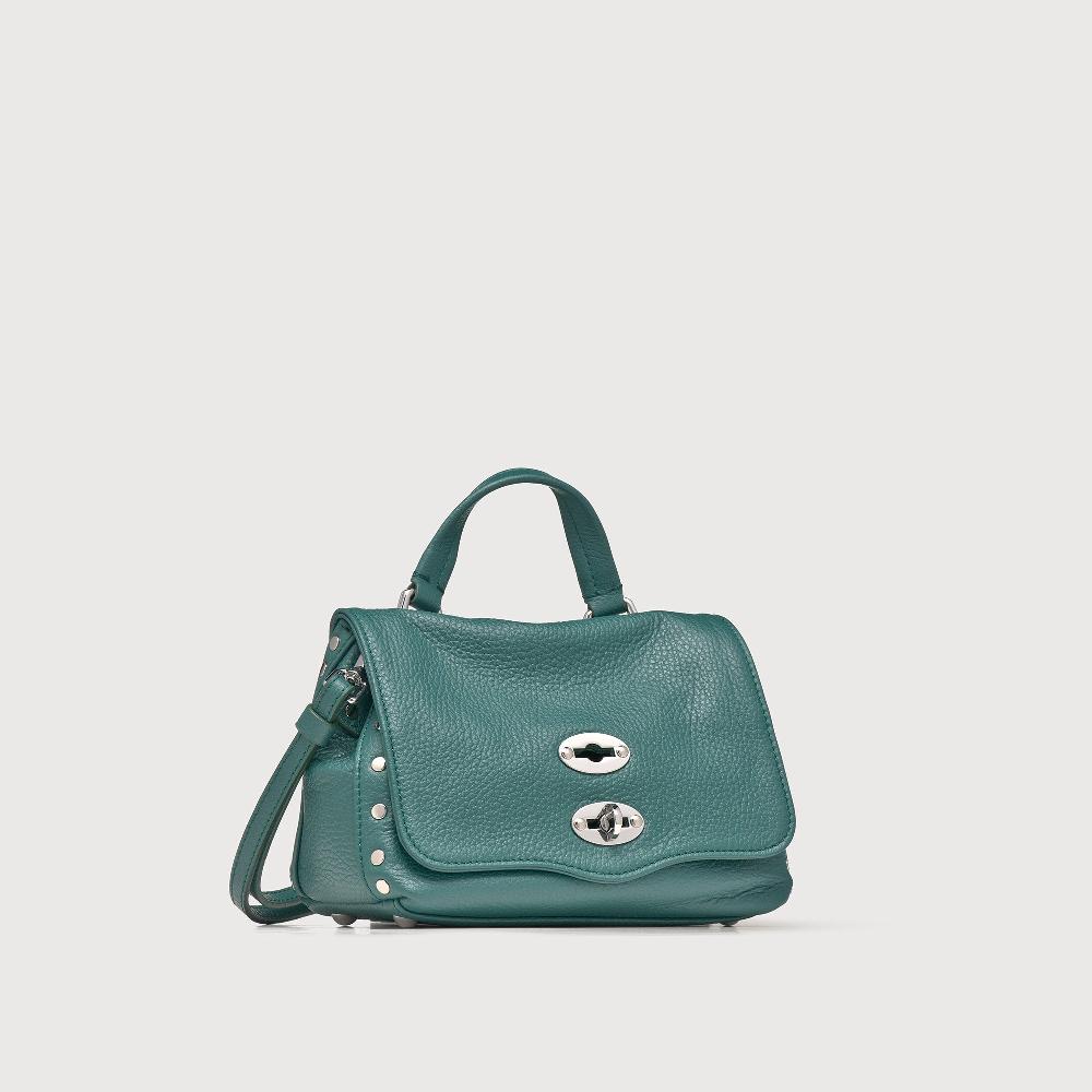 Zanellato BORSA POSTINA® BABY IN PELLE MARTELLATA GREEN ACCA | Zanellato Offerta