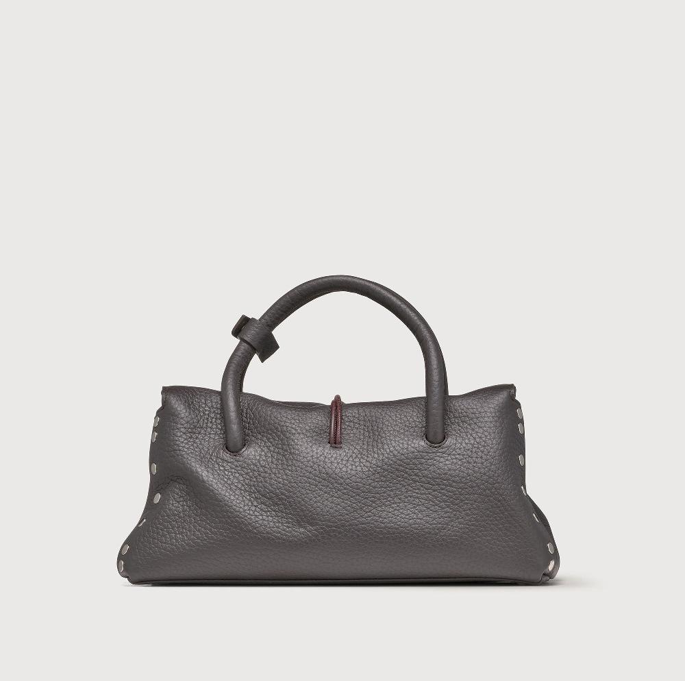 Zanellato BORSA DOTTA® SMALL IN PELLE MARTELLATA BROWN DOLCE AMARO | Zanellato Economico