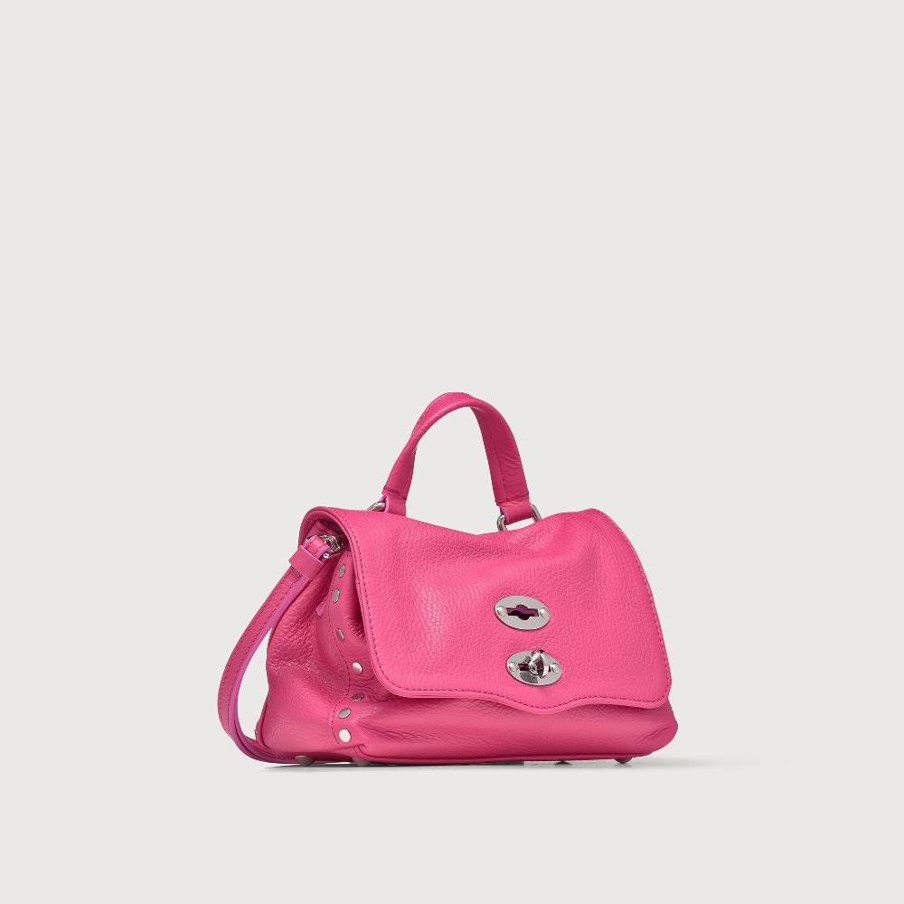 Zanellato BORSA POSTINA® BABY IN PELLE MARTELLATA PINK ORCHIDEA | Zanellato In Vendita