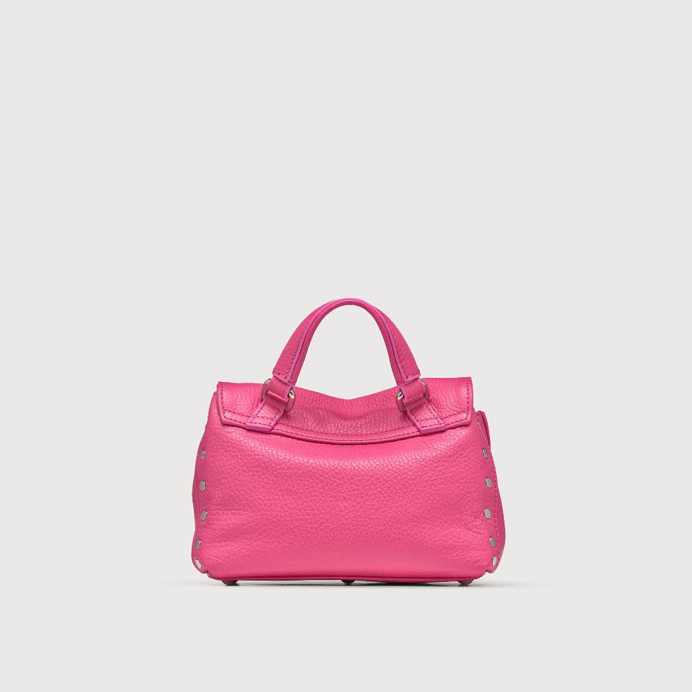 Zanellato BORSA POSTINA® BABY IN PELLE MARTELLATA PINK ORCHIDEA | Zanellato In Vendita