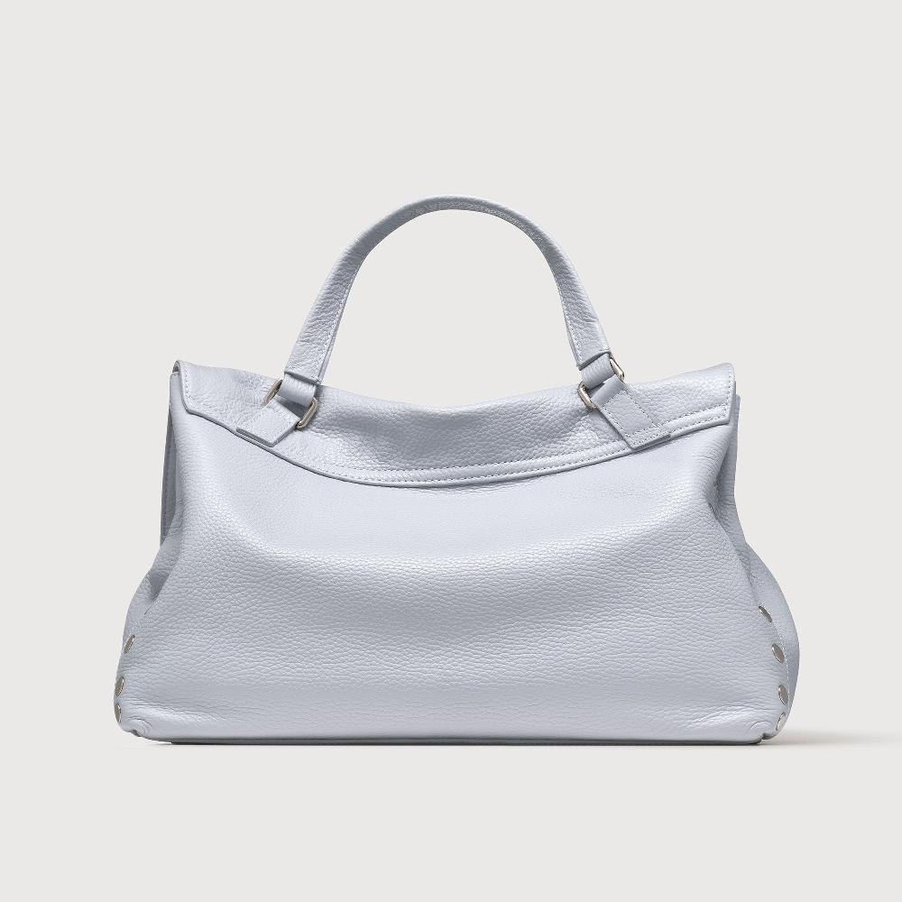 Zanellato BORSA POSTINA® MEDIUM IN PELLE MARTELLATA GREY CLOUD | Zanellato Saldi
