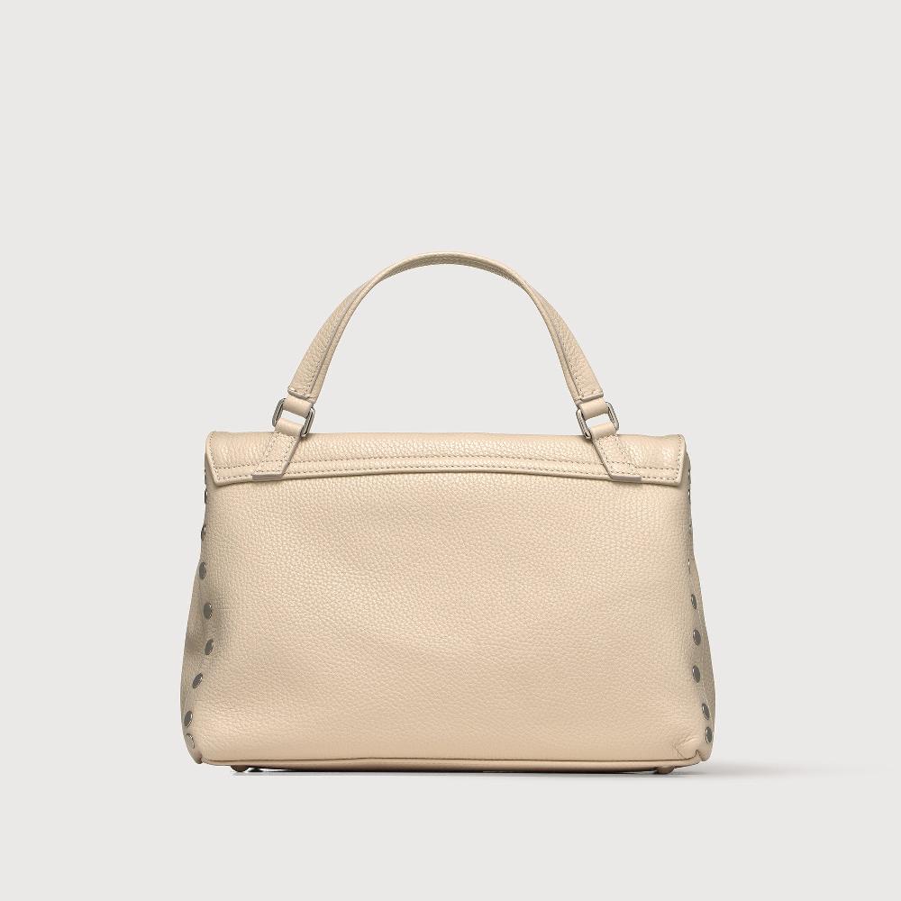 Zanellato BORSA POSTINA® SMALL IN PELLE MARTELLATA WHITE BIANCONE | Zanellato Saldi Di Fabbrica