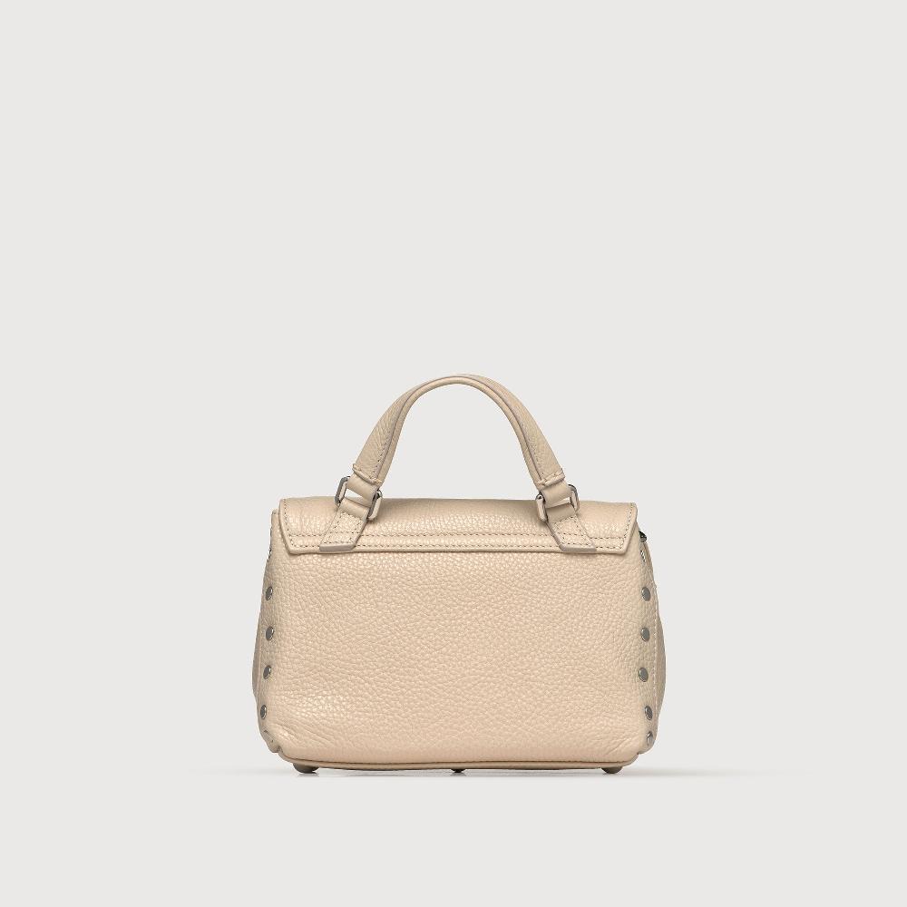 Zanellato BORSA POSTINA® BABY IN PELLE MARTELLATA WHITE BIANCONE | Zanellato I Più Venduti