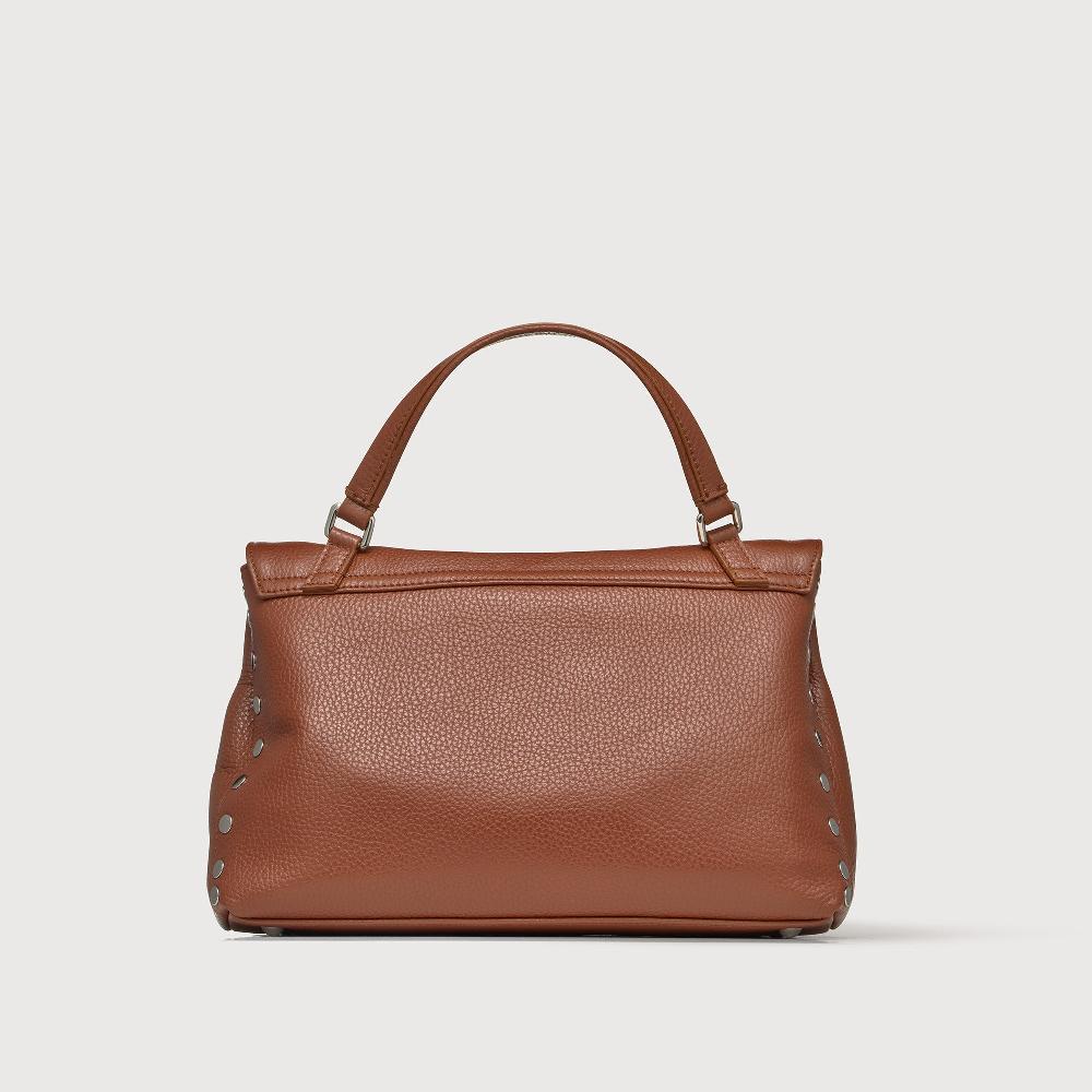 Zanellato BORSA POSTINA® SMALL IN PELLE MARTELLATA BROWN CANALETTO | Zanellato Negozio
