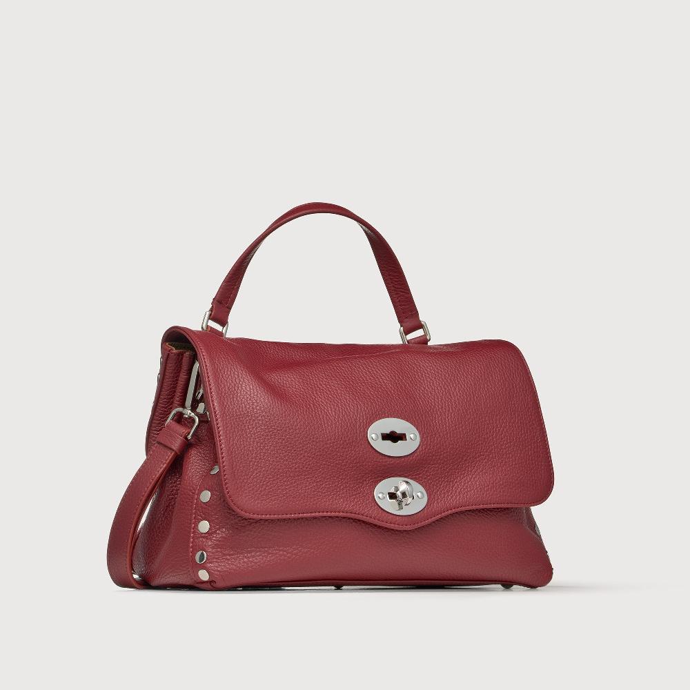 Zanellato BORSA POSTINA® SMALL IN PELLE MARTELLATA RED OPERA | Zanellato In Saldo