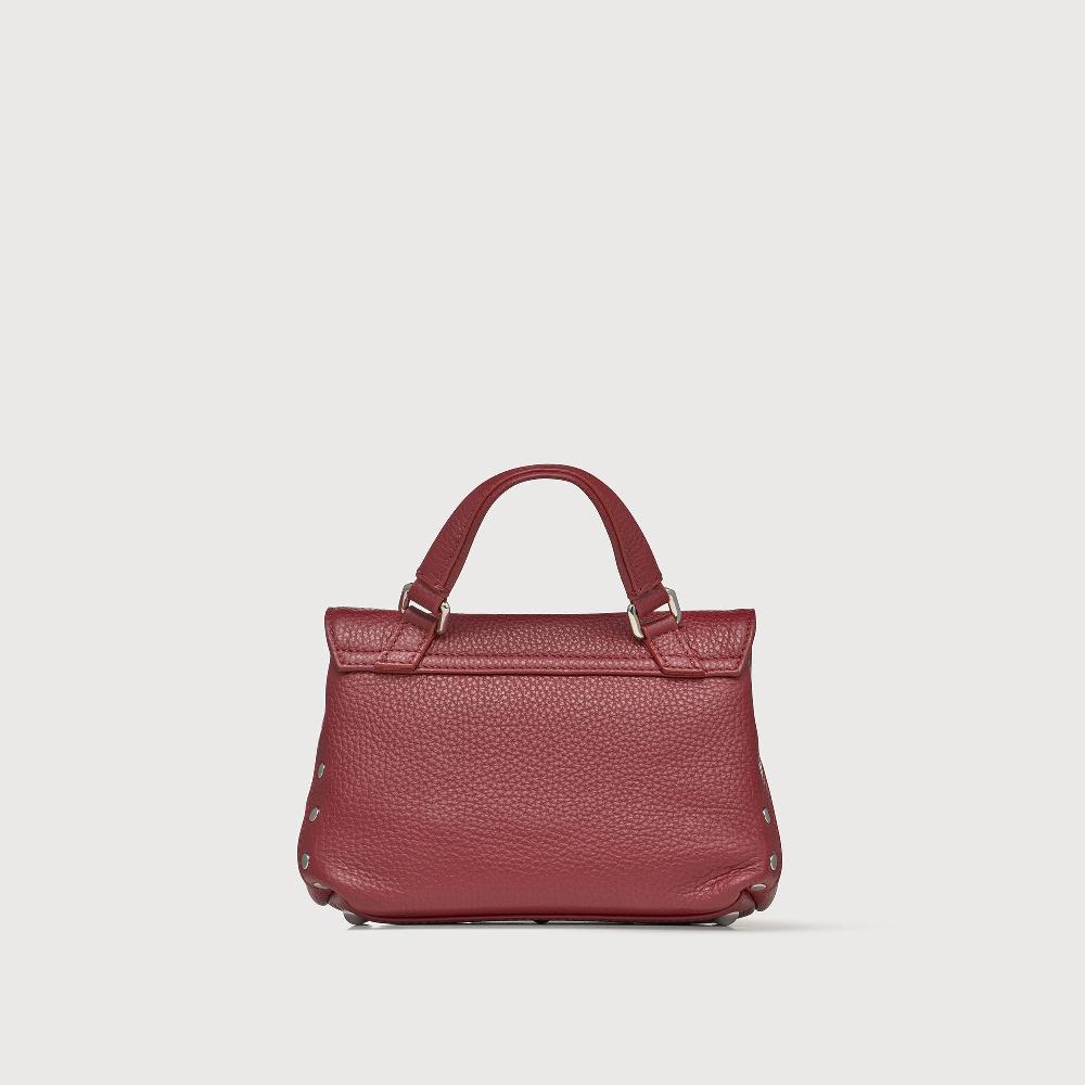 Zanellato BORSA POSTINA® BABY IN PELLE MARTELLATA RED OPERA | Zanellato Nuova