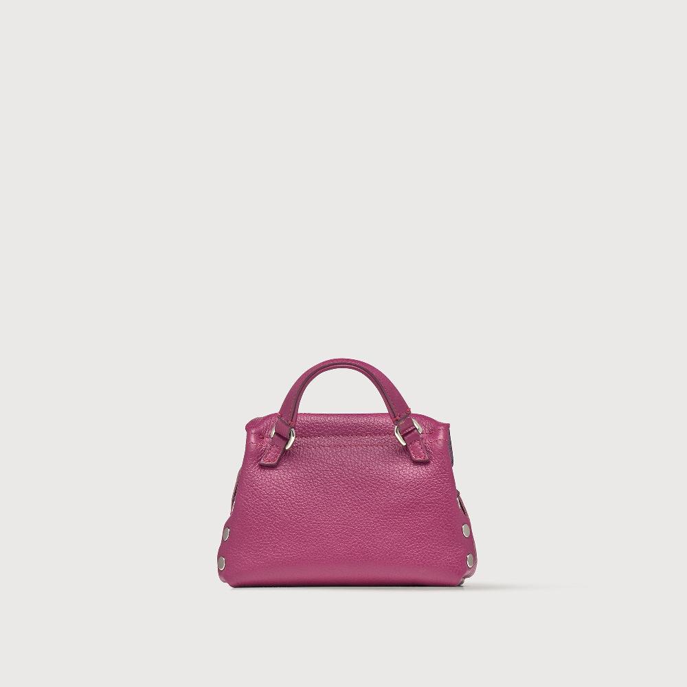 Zanellato BORSA POSTINA® SUPER BABY IN PELLE LAMINATA PURPLE BONARDA | Zanellato Moda