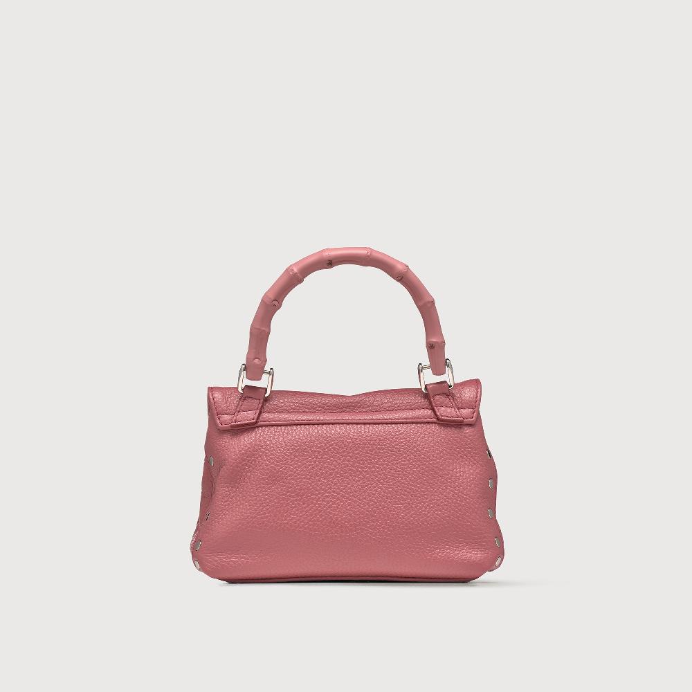 Zanellato BORSA POSTINA® BABY IN PELLE MARTELLATA PINK ROSATO | Zanellato In Linea