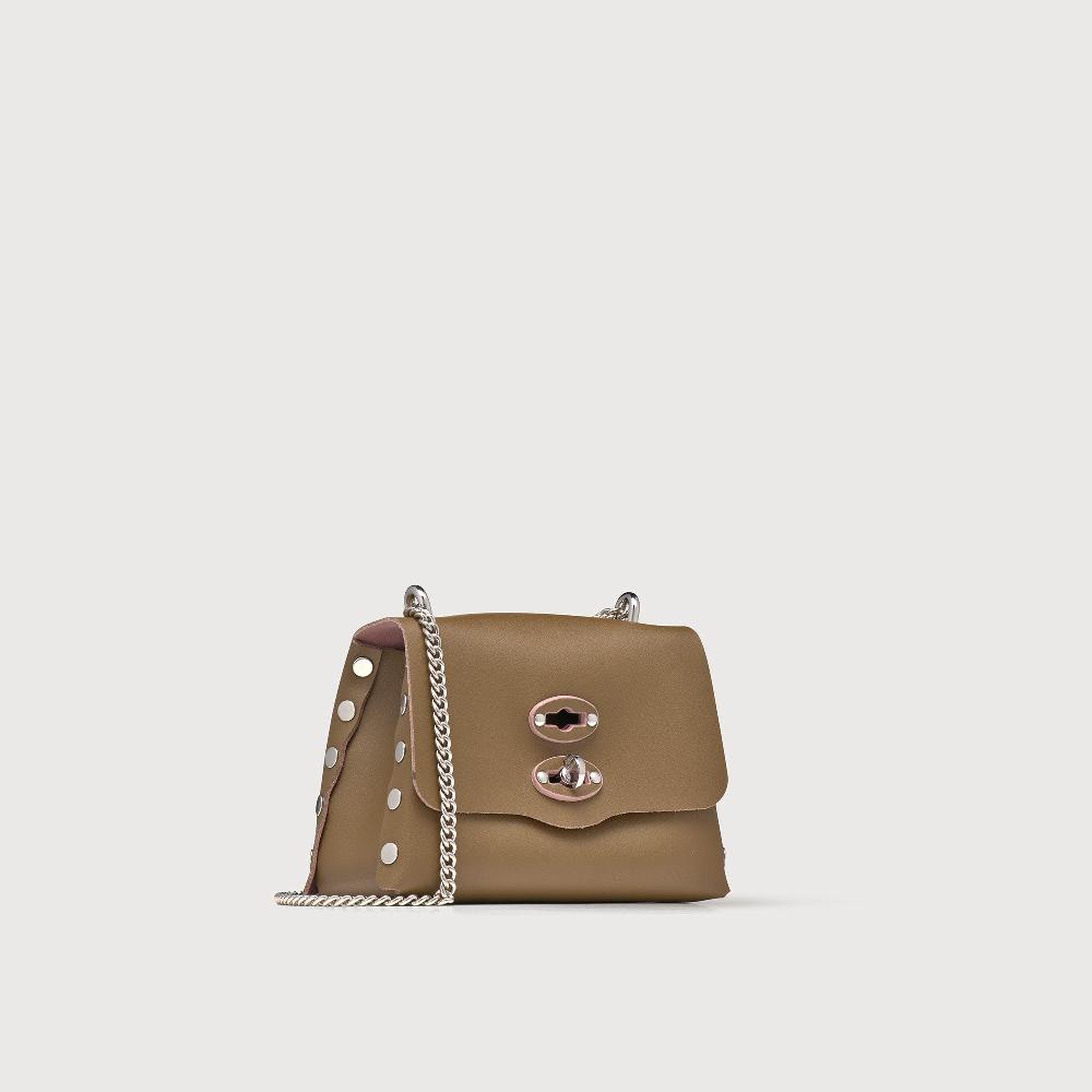 Zanellato BORSA POSTINA® SUPER BABY IN PELLE RIGENERATA GREEN PANTELLERIA | Zanellato Promozione