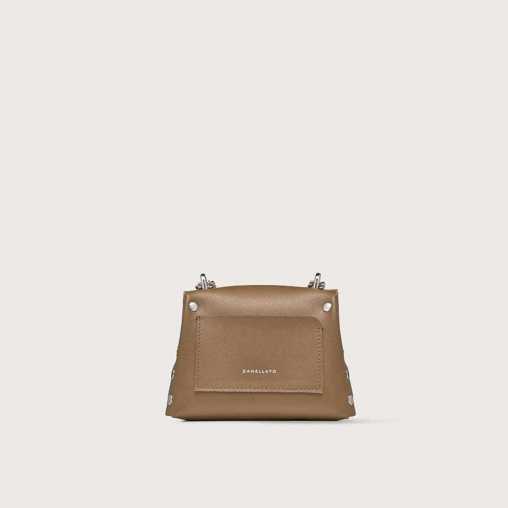 Zanellato BORSA POSTINA® SUPER BABY IN PELLE RIGENERATA GREEN PANTELLERIA | Zanellato Promozione