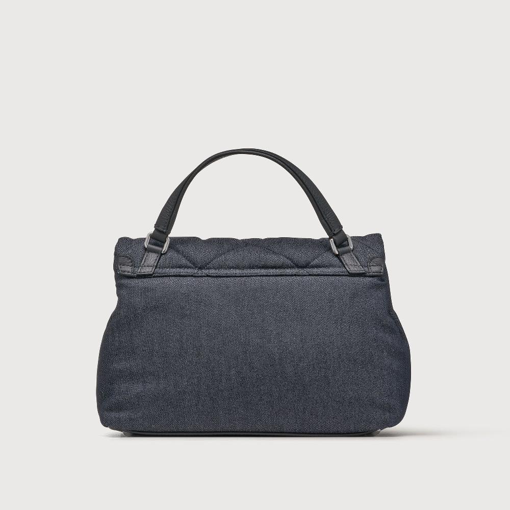Zanellato BORSA POSTINA® SMALL IN TESSUTO DENIM PADDED BLUE NIMES | Zanellato Qualità Garantita