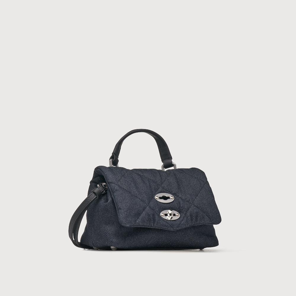 Zanellato BORSA POSTINA® BABY IN TESSUTO DENIM PADDED BLUE NIMES | Zanellato Negozi Online