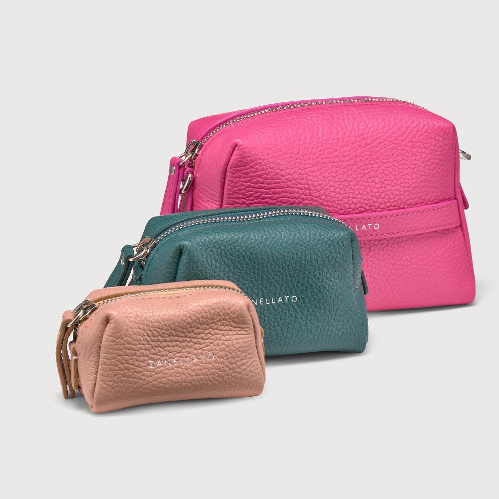 Zanellato BORSA MATRIOSKA UNICA IN PELLE MARTELLATA ROSE ORCHIDEA MULTI | Zanellato Acquista Ora
