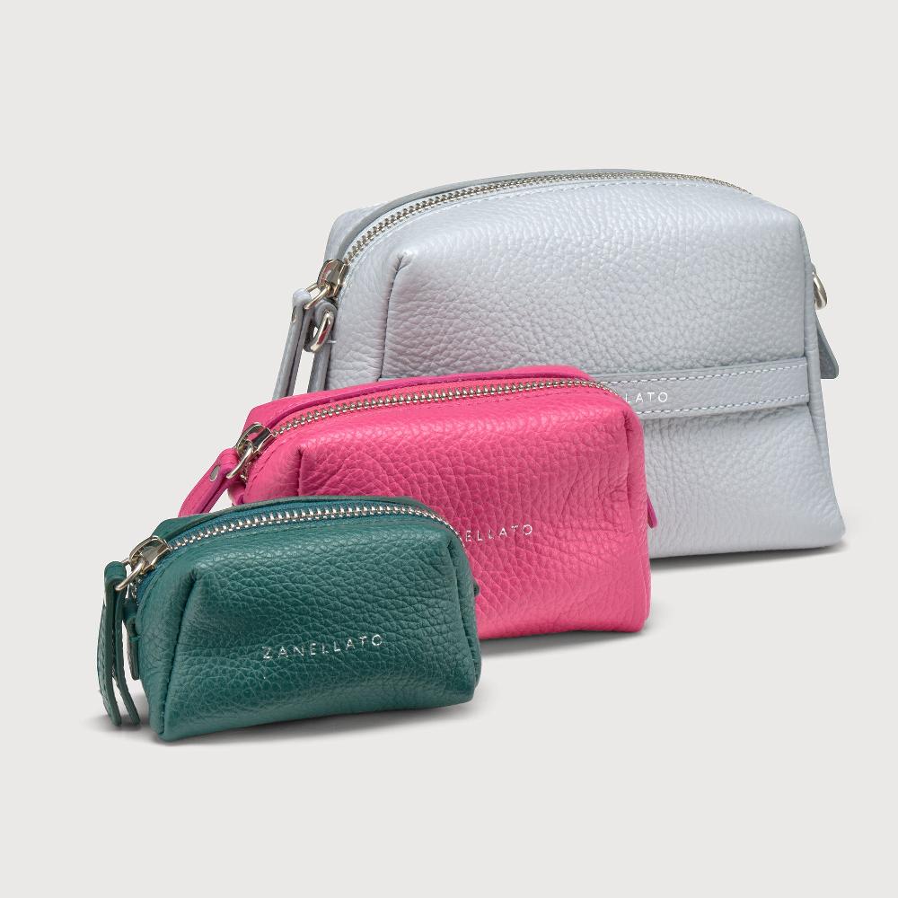 Zanellato BORSA MATRIOSKA UNICA IN PELLE MARTELLATA GREY CLOUD MULTI | Zanellato Consegna Veloce