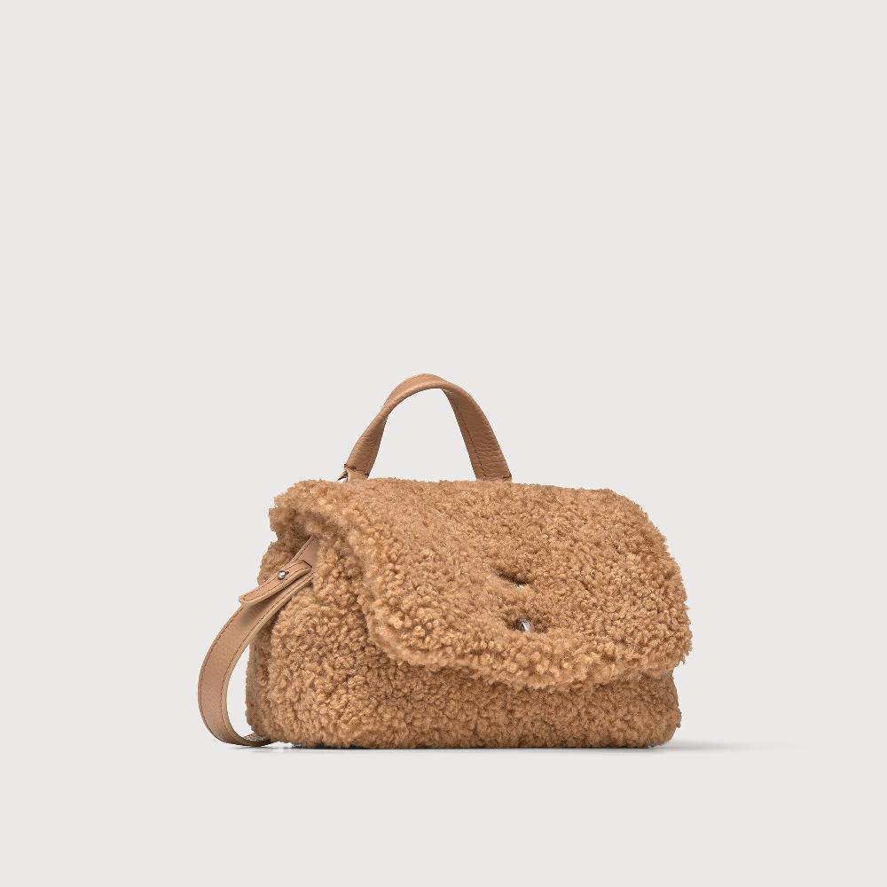 Zanellato BORSA POSTINA® BABY IN TESSUTO TEDDY BROWN TEDDY | Zanellato Affare Del Giorno