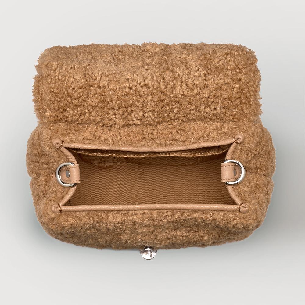Zanellato BORSA POSTINA® BABY IN TESSUTO TEDDY BROWN TEDDY | Zanellato Affare Del Giorno