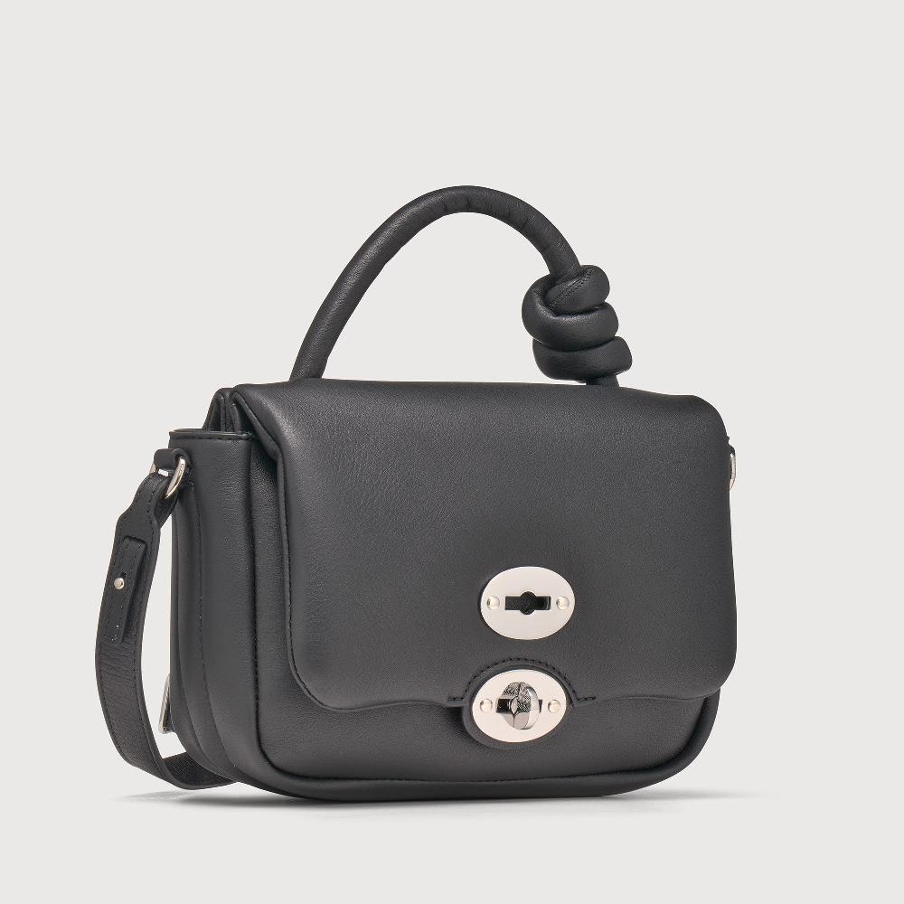 Zanellato BORSA ELLA SOFT MEDIUM IN PELLE LISCIA BLACK NERO | Zanellato Sottocosto