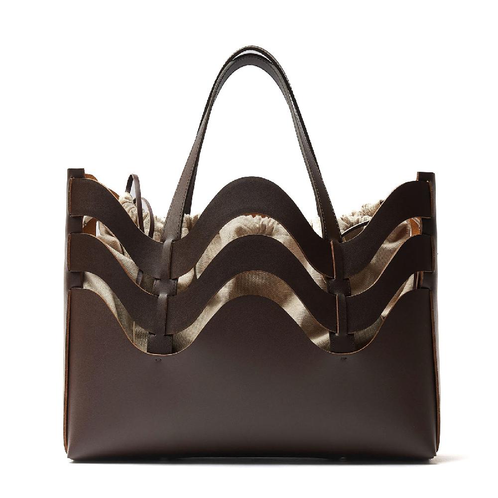 Zanellato BORSA DUNE MEDIUM IN PELLE RIGENERATA BROWN WENGHE | Zanellato Offerte