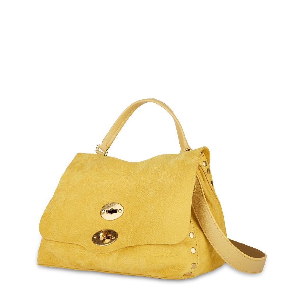 Zanellato BORSA POSTINA® SMALL IN PELLE NABUK YELLOW | Zanellato In Saldo